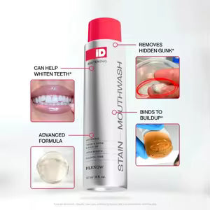Teeth Whitening Mouthwash — Alcohol-Free Stain Remover, 237ml